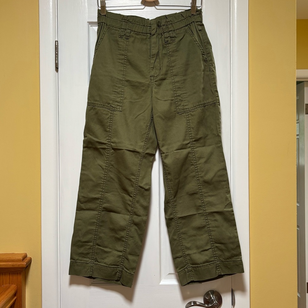 Kensie Green Cargo Pants Relaxed Fit